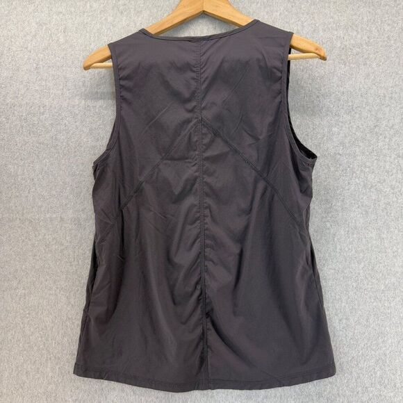 Indygena Size Small Sleeveless‎ Gray Tank Top Athletic Workout Gym Womens Nylon - Picture 6 of 12